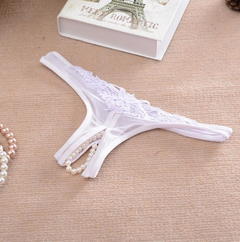 Pearl Lingerie, Open-Crotch Pants, Erotic Underwear