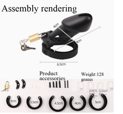 Silicone Chastity Lock for Men - Adult Pleasure Device