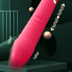 Automatic Telescopic Dildo Vibrator for Women