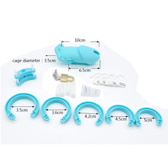 Silicone Chastity Lock for Men - Adult Pleasure Device